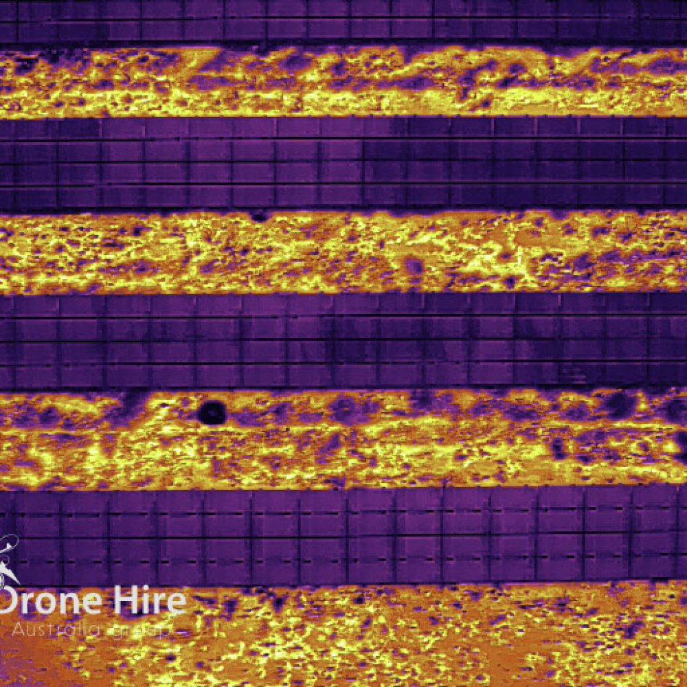 Solar Plant Inspection thermal imaging drone Australia for plants and AI reporting